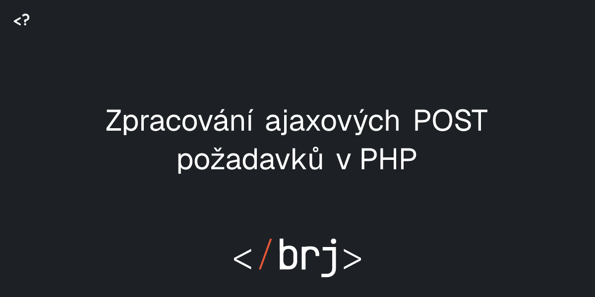 Processing ajax POST requests in PHP